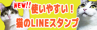 NEW!!使いやすい!猫のLINEスタンプ